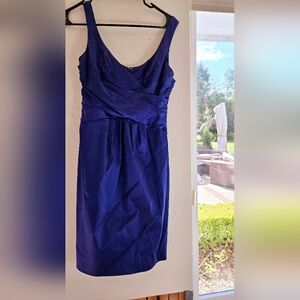 Jones New York Elegant Blue Sleeveless Dress